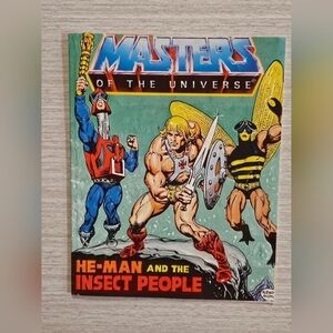 1983 MOTU Masters Of The Universe Mini Comic Book He-Man And The Insect People